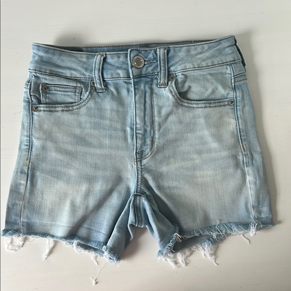 American Eagle Outfitters Light Blue Jean Shorts